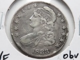 Capped Bust Half $ 1833 VF obv surface rough