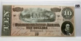 $10 Confederate Note, SN685, CH CU