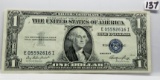 $1 Silver Certificate 1935E, FR1614, SN E05592616I, CH EF