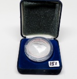 1988 South Carolina .999 Silver 1 tr oz Bicentennial Medal boxed