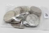 26 Silver 1960's Half $: 12 Franklin, 14 Kennedy