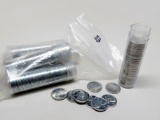 4 1/2 Rolls (225 Est)  Lincoln Steel Cents, most plated
