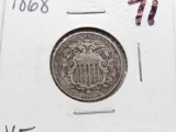 Shield Nickel 1868 VF