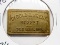 Sedalia MO 2 1/2 Cent rectangular Brass Token, Debold & Brent Buffet, rare