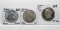 3 World Coins: 1943 Hungary 5 Pengo aluminum; 1967 Gibraltar Crown CN; 2000 Liberia $10 PF .999 Silv