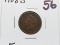 Indian Cent 1908S Fine, better date