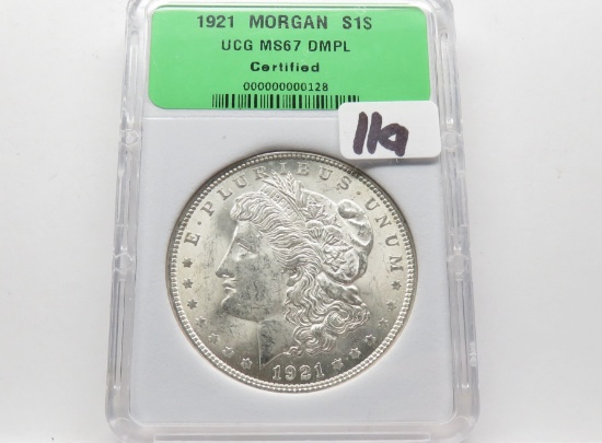 Morgan $ 1921 UCG MS67 DMPL