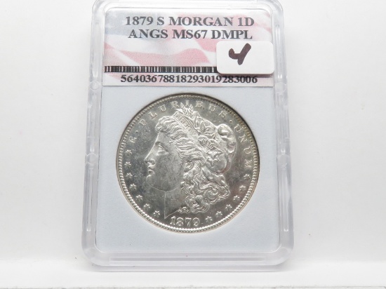 Morgan $ 1879S ANGS MS67 DMPL