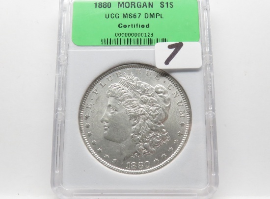 Morgan $ 1880 UCG MS67 DMPL