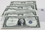 25 CH CU Consecutive SN $1 Silver Certificates 1957B, T10785401A-425A