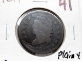 Classic Head Large Cent 1814 Plain 4 Good dings
