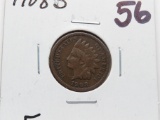 Indian Cent 1908S Fine, better date