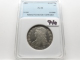 Capped Bust Half $ 1830 NNC AU55