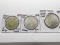 3 Silver World Coins: 2 Hungary 5 Pengo .640S (1930 ?toning, 1939); Muscat & Oman 1 Saidi Rial-Said