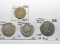 4 World Coins: 1957 Peru 1 Sol de Oro; 1967 Tonga 50 Seniti; 1969 Malaysia $1; 1973 St Helena Britis