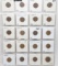 20 Lincoln Wheat Cents G-AU: 1910, 11, 12D, 14, 15, 15D, 16D, 17D, 17S, 18D, 18S, 19, 20S, 21, 24S,