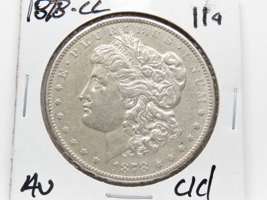 Morgan $ 1878-CC AU Cleaned