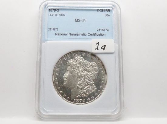 Morgan $ 1879-S NNC MS64 Reverse of 1878