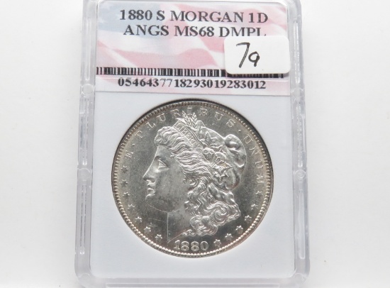 Morgan $ 1880-S ANGS MS68 DMPL (Nice)