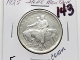 1925 Stone Mountain Silver Commemorative Half $ Fine