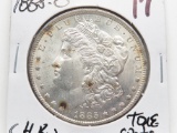 Morgan $ 1885-O CH BU tone spots