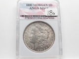 Morgan $ 1889 ANGS MS66