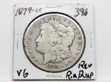 Morgan $ 1879-CC Very Good (Reverse rim bumps)