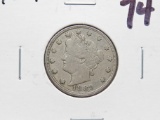 Liberty V Nickel 1889 VF