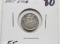 Seated Liberty Half Dime 1853 Arrows EF