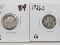 2 Mercury Dimes: 1921 VG Semi-Key; 1926S G better date