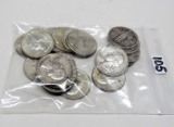 20 Silver Quarters: 1 Standing Liberty no date, 19 Washington