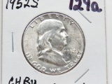 Franklin Half $ 1952S CH BU Semi-Key