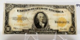 $10 Gold Certificate Legal Tender 1922, FR1173,  SN K6306438, VG