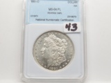 Morgan $ 1881-O NNC MS64 PL