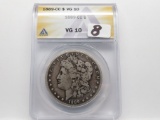 Morgan $ 1889CC ANACS VG10, Key Date