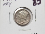 Mercury Dime 1921D VG Semi-Key