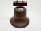 Liberty Bell Coin Bank, Villisca Natl Bank, Villisca  Iowa, no key, patent 1919