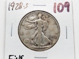 Walking Liberty Half $ 1928S Fine