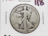 Walking Liberty Half $ 1921S AG, Better date