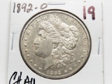 Morgan $ 1892-O CH AU