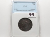 Matron Head Large Cent 1822 NNC XF45