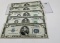 5-$5 Type Notes circ: Silver Certificate 1934A, 4-FRN 1950 series