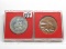 2 San Diego 200th Commemorative Medals in original pkg, 1 Silver, 1 Bronze