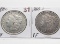 2 Morgan $: 1880 VF, 1889-O VF