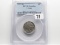 Buffalo Nickel 1937D PCGS Genuine 3 Legs, Key Date