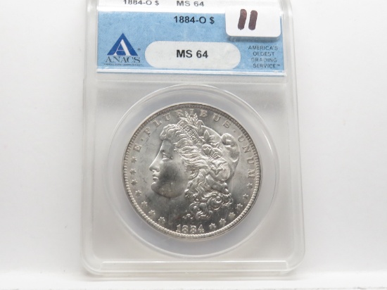 Morgan $ 1884-O ANACS MS64
