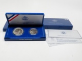1986 Liberty 2 Coin Commemorative Proof Set