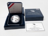 2012P Star-Spangled Banner Commemorative Silver $ PF boxed complete
