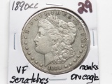 Morgan $ 1890CC Fine, marks on eagle, better date