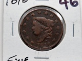 1818 Matron Head Large Cent Fine